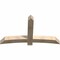 Ekena Millwork Bellingham Rough Sawn Timber Gable Bracket, Douglas Fir, 72"W x 42"H x 6"D x 6"F, 14/12 Pitch GBW072X42X0606BEL00RDF - alternate 3
